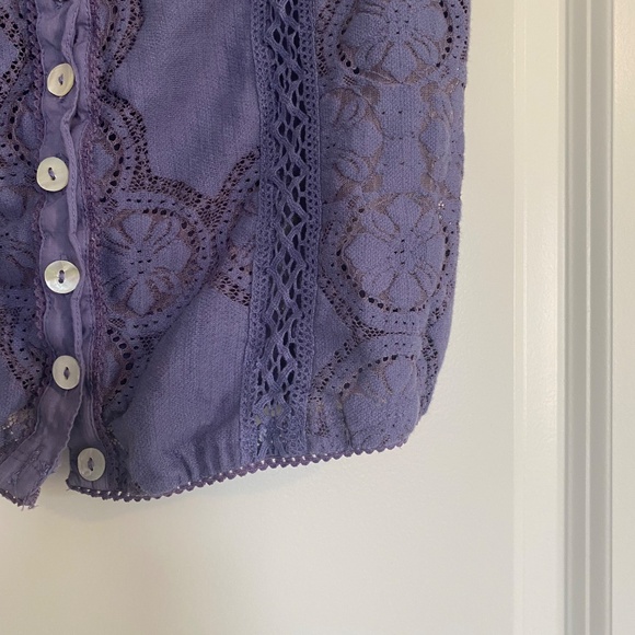 Free People Button Up Tank - Picture 2 of 4